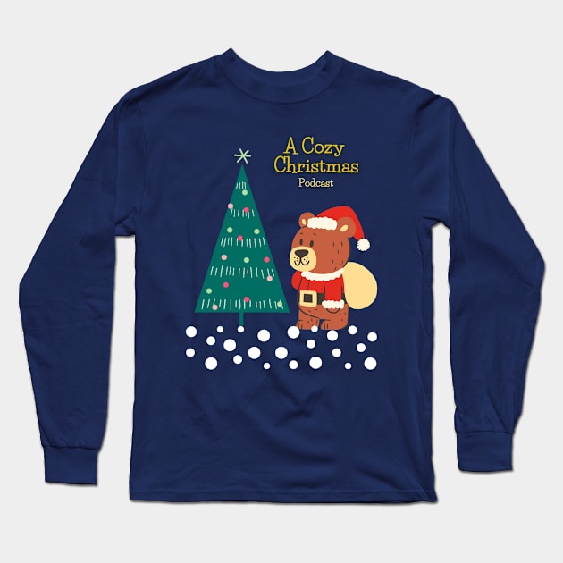 Cozy Christmas Alternate Logo Long Sleeve T-Shirt by A Cozy Christmas